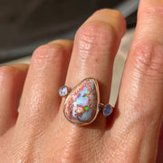 RESERVED FOR AMANDA - Remaining balance on custom opal ring in 14K gold-fill