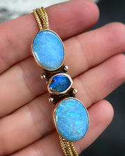 RESERVED FOR EMILY - Remaining balance on custom opal bolo tie necklace in 14K gold-fill