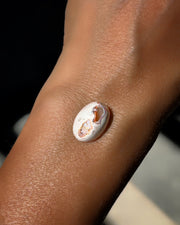 ITEM #14: MADE-TO-ORDER OPAL CUFF IN SILVER (5 1/4" WRIST)