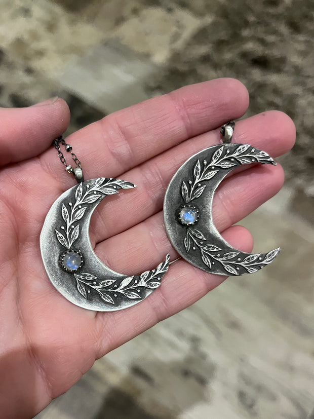 RESERVED FOR SANDRA - Remaining balance on custom moon necklace