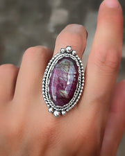 ITEM #24: MADE-TO-ORDER TURQUOISE RING IN SILVER (SIZE 8)