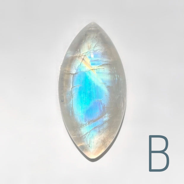 Made-to-order marquise moonstone ring