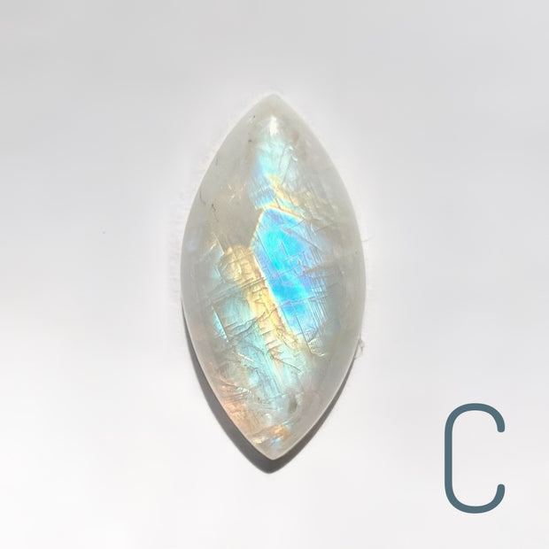 Made-to-order marquise moonstone ring