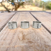 Whitewater turquoise ring set in silver