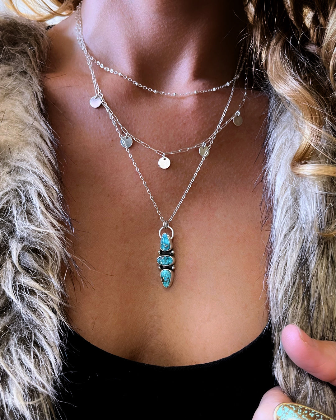 ネックレス・ペンダント [BOHEMIAN SEOUL] LAYERED CHAIN NECKLACE BOHEMIAN SEOUL】BOHEMSEO LAYERED CHAIN NECKLACE ネックレス