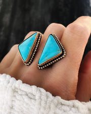 Sleeping Beauty turquoise ◀︎▶︎ ring in 14K gold-fill (sizes 8-10)