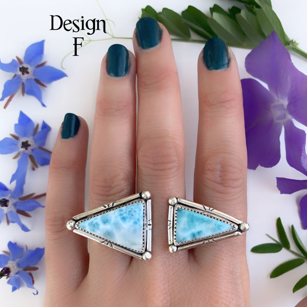 RESERVED FOR DARCY - Deposit on made-to-order double triangle ring