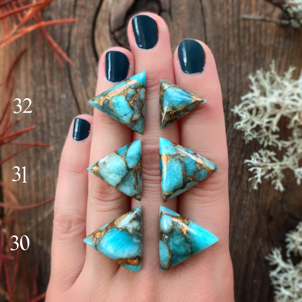 RESERVED FOR DARCY - Deposit on made-to-order double triangle ring